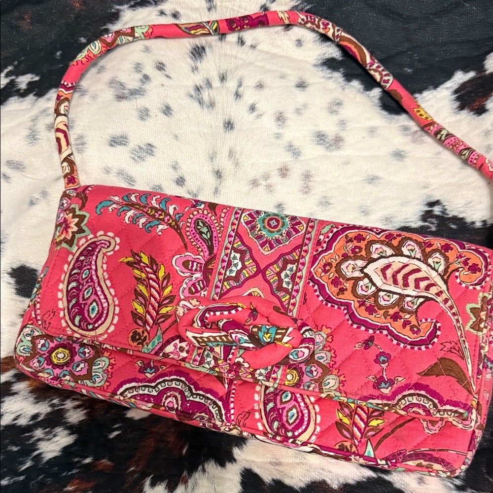 Vibrant Pink Paisley Women's Bag NWOT